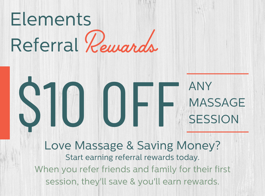 Massage Coupons Elements Massage Bellevue